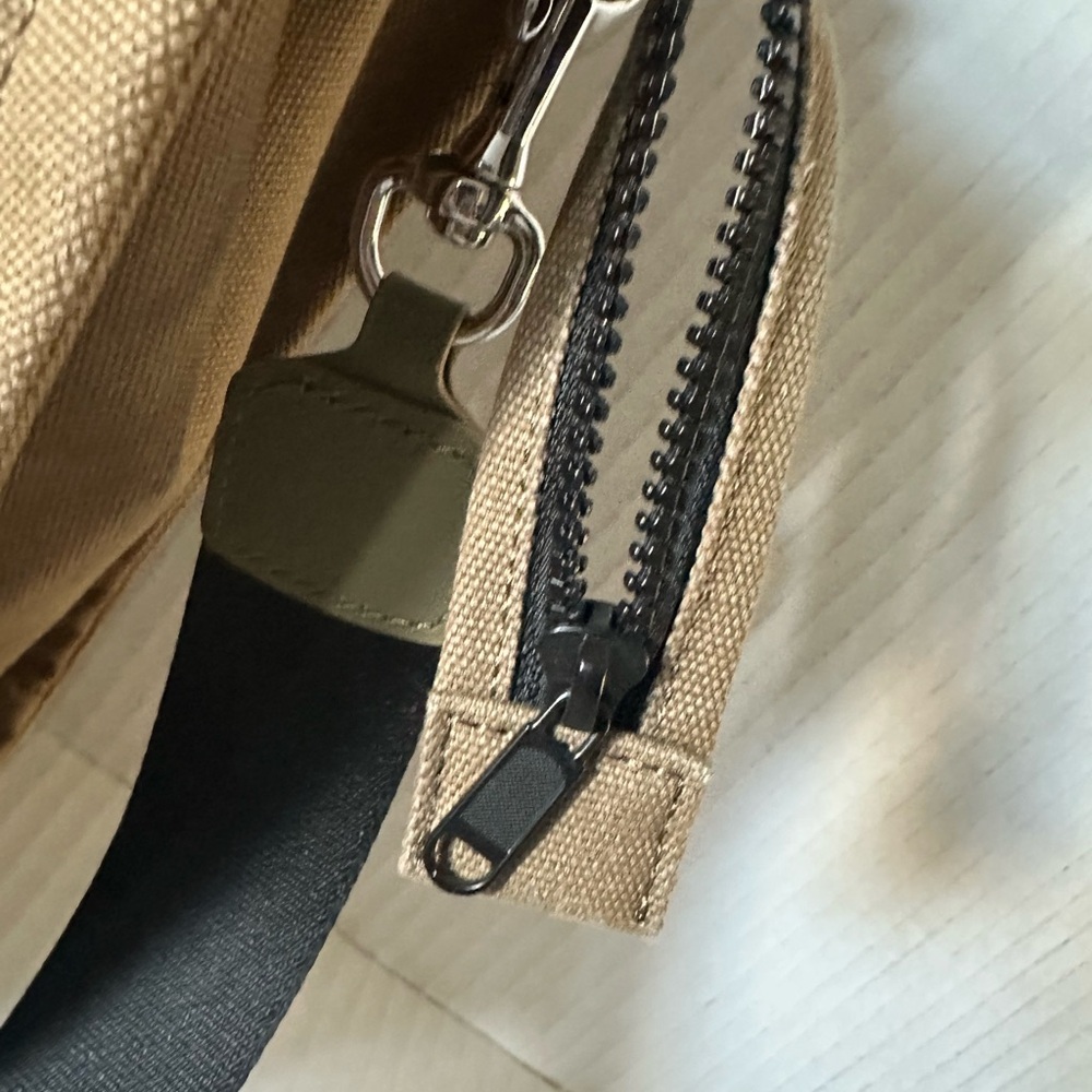 Quince Tan Canvas Tote with Black Strap - Picture 5 of 8